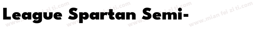 League Spartan Semi字体转换